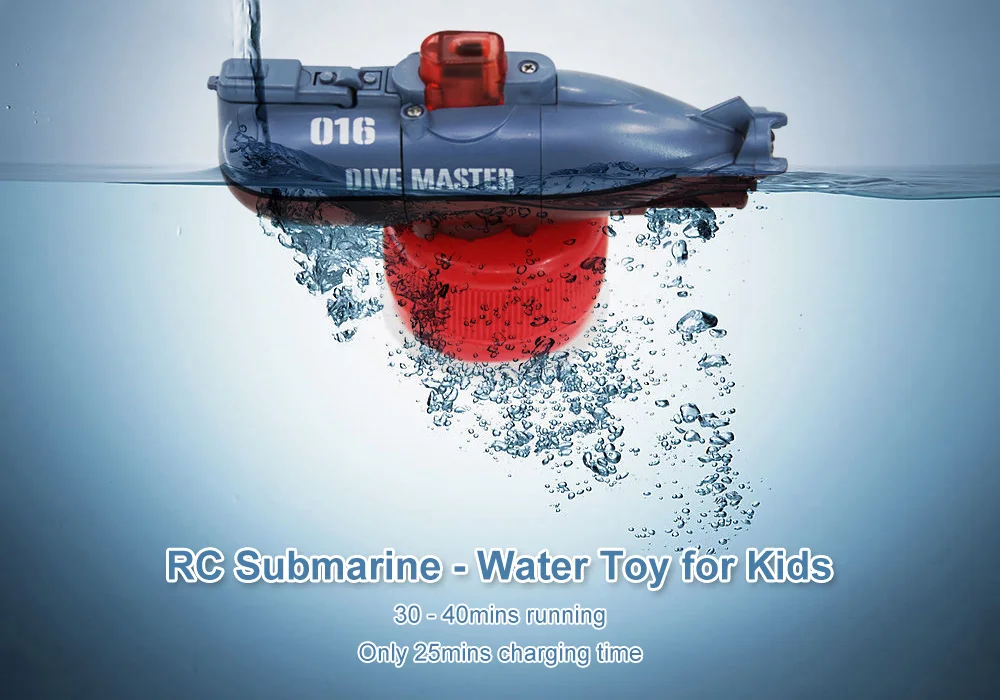 Новое поступление 49 мини подводная лодка электрическая игрушка погружение мастер модель радио управление Крытый открытый RC лодки для детей