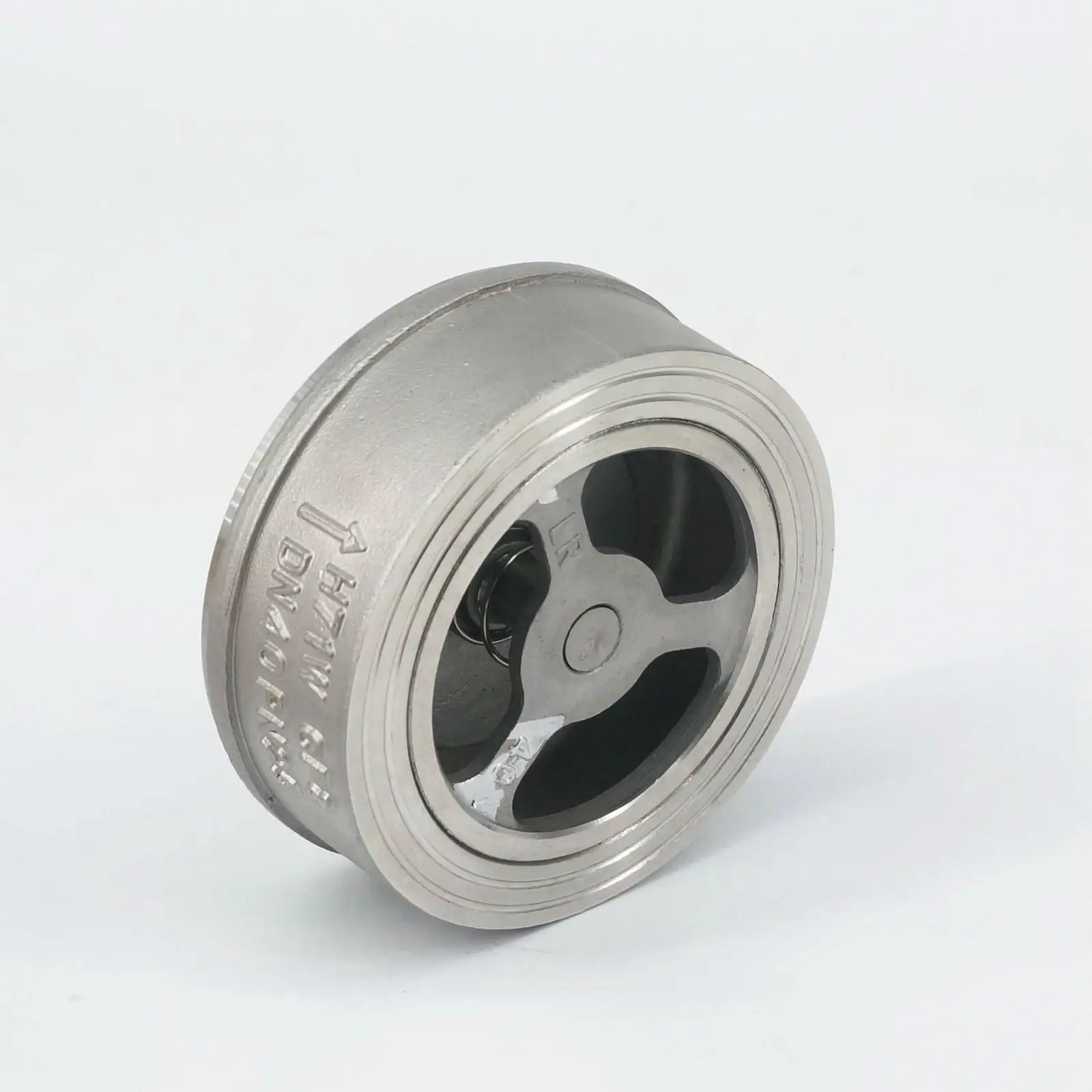 DN40 1-1//2/" 304 Stainless Steel Wafer Check Valve Non-return One Way Valve