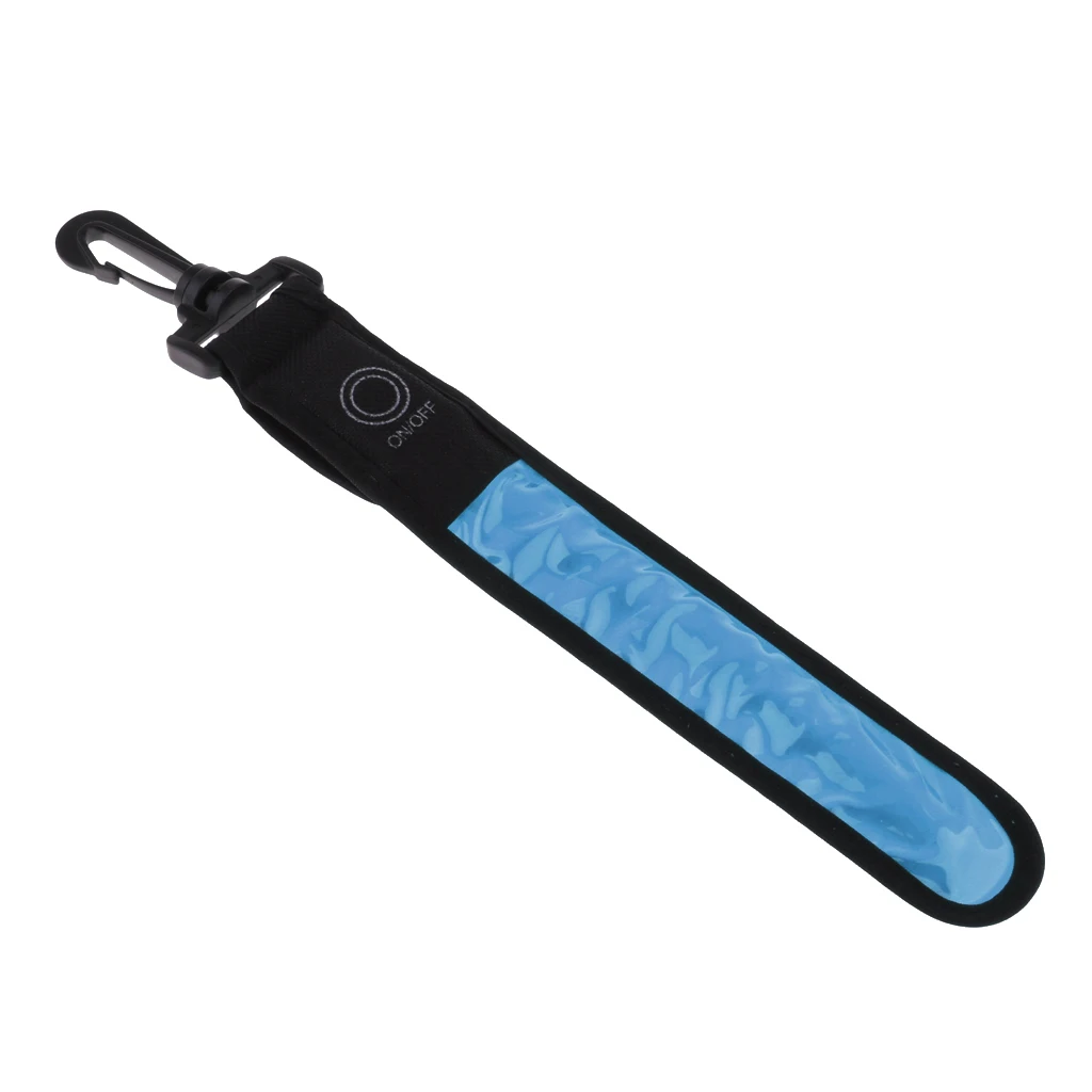Top Backpack Reflective Strip Cycle Hiking School Bag Night LED Reflector Light for Outdoor Cyclists, Joggers, Students 3
