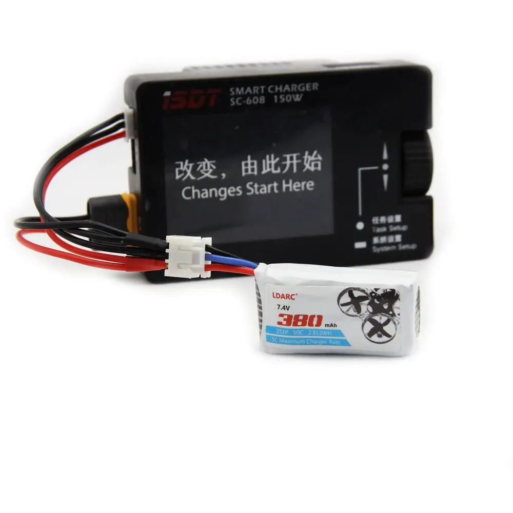 Зарядный кабель ISDT XT60 XT30 JST для Kingkong/LDARC TINY GT7 GT8 2S 380 мАч 1 шт.|Детали и аксессуары| |