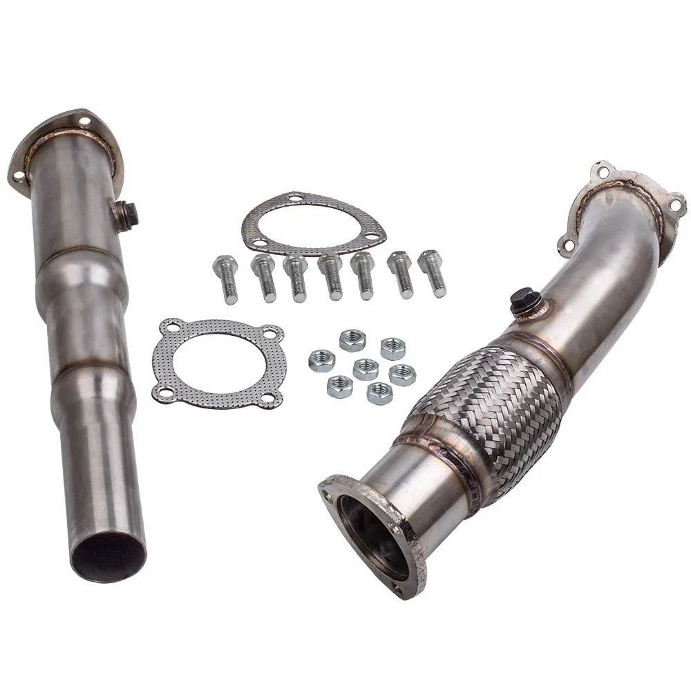 3 дюйма x 2 25 20 в TURBO DOWNPIPE для Volkswagen New Bettle 1 8 T 1999 2000 2001 2002 2003 2004 2005|Выхлопной коллектор|