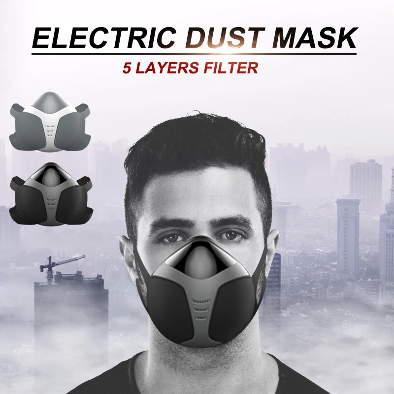 

Intelligent Electric Dust Mask Anti-Fog Pm2.5 Formaldehyde Dust-Proof Active Air Mask Adult Smart Electric Mask