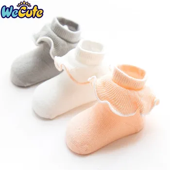 

Wecute Cute Baby Socks Cotton Socks for Girls Summer Spring Infant Babe Socks Infant Newborn Bebe Meias Calcetines For Girls