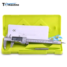 150mm 200mm LCD Digital Electronic Carbon Fiber Vernier Caliper Gauge Micrometer Measuring Tool Electronic Digital Caliper 0 200mm stainless steel electronic digital caliper depth vernier caliper micrometer measuring tools ip54 waterproof