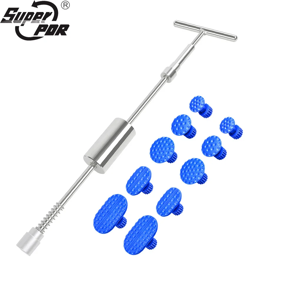 

SuperPDR Tool Kit For Car 4 Style Hand Tools Set Auto Dent Puller Suction Cup Paintless Dent Removal Kit Dent Lifter Ferramentas