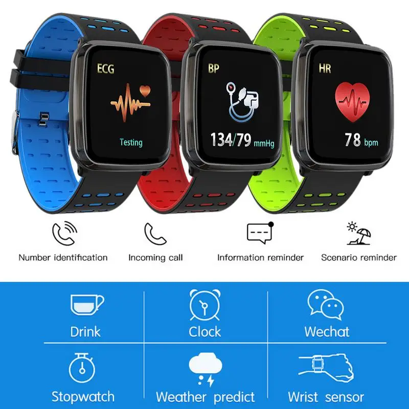 

K02 1.3 Inch TFT Color Screen Fitness Tracker Smart Bracelet Wireless Bluetooth IP67 Waterproof Smart Wristband for Android iOS