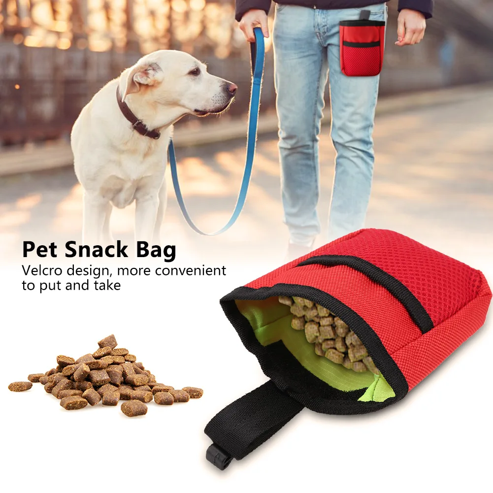 

Pet Dog Food Treat Bag Snack Training Obedience Waist Pouch Multifunctional Portable Pet Dog Outdoor Training Food Storage Bags
