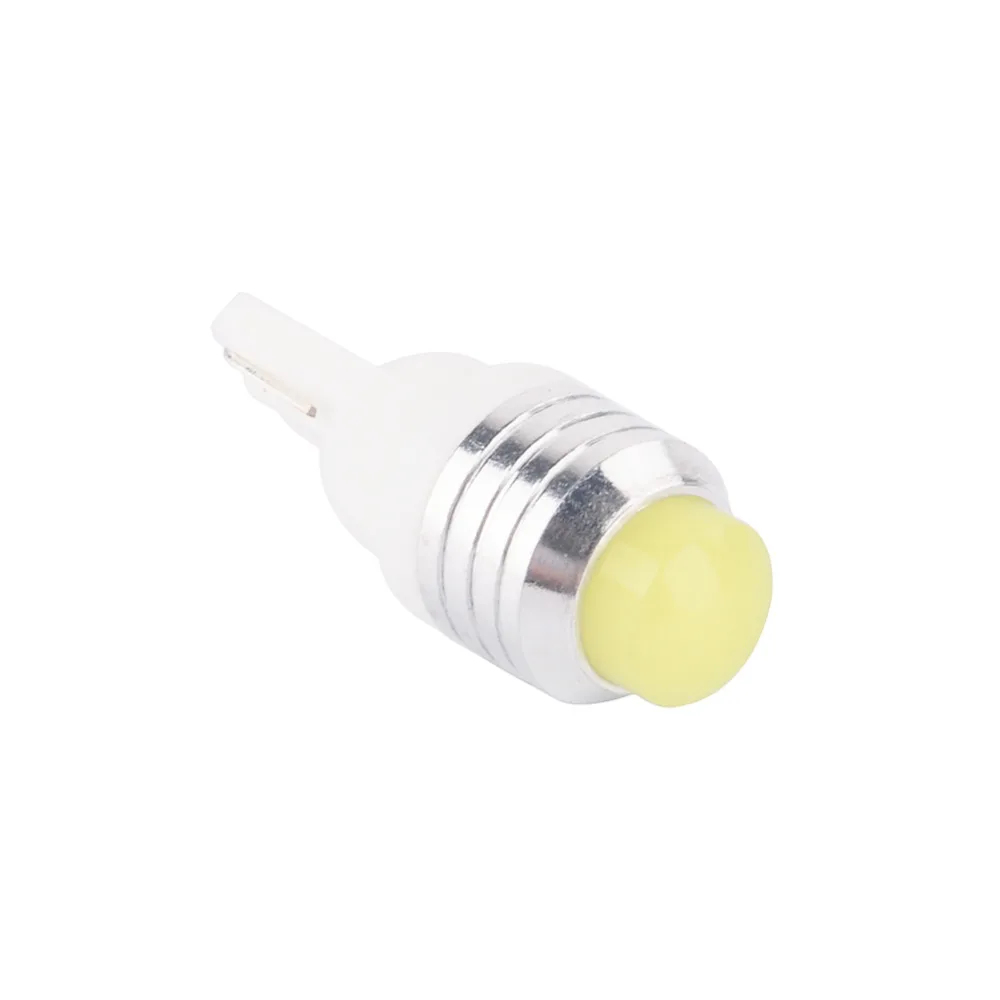 

1pc T5 Wedge COB LED Car Instrument Lamp Cluster Corner Bumper Light Bulb White Super bright White LED light