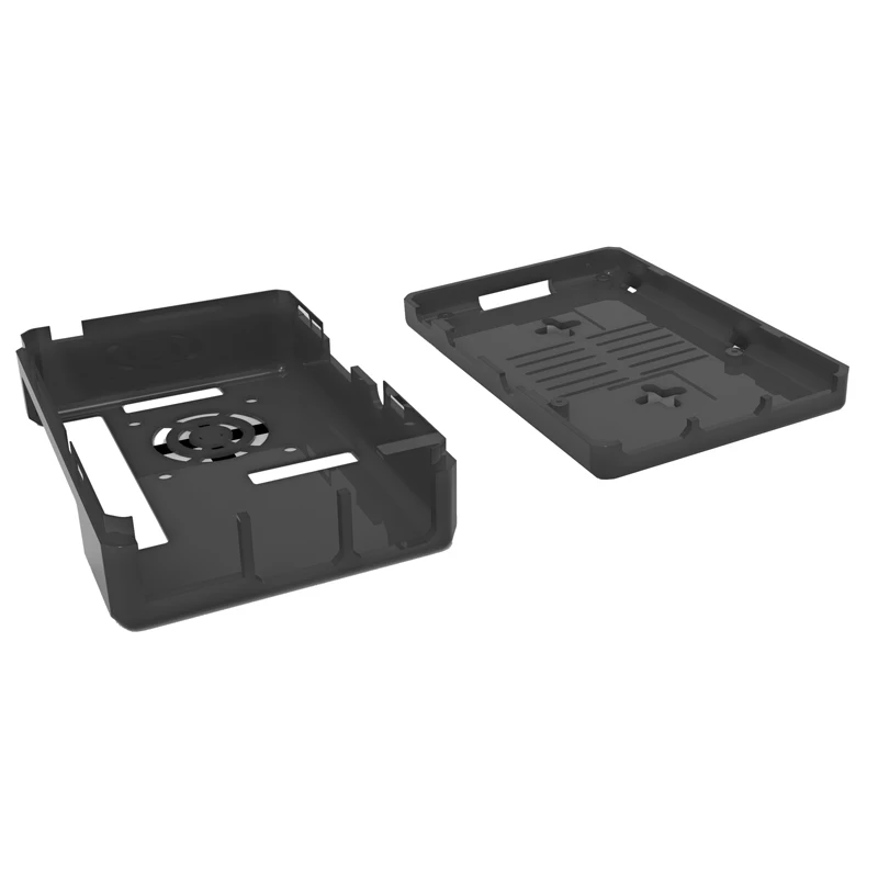 Для Raspberry Pi 3 B + чехол ABS Защитный Чехол Съемный с охлаждающим вентилятором и