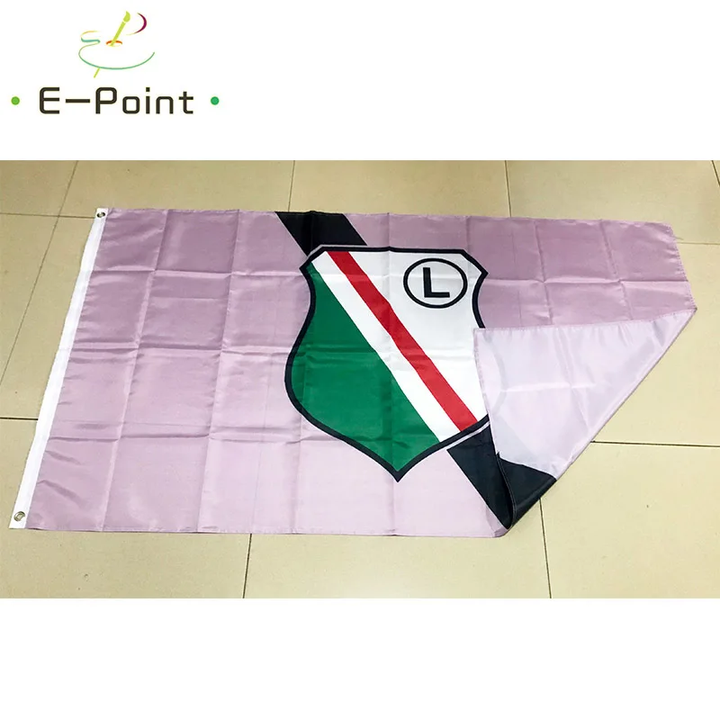 Польша Legia Warsaw 3ft* 5ft(90*150 см) размер рождественские украшения для домашнего флага баннер подарки