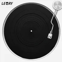 LEORY 12 дюймов LP Виниловая пластинка силиконовый коврик плоский противоударный бас прозрачный для проигрыватель пластинок граммофон Коврик