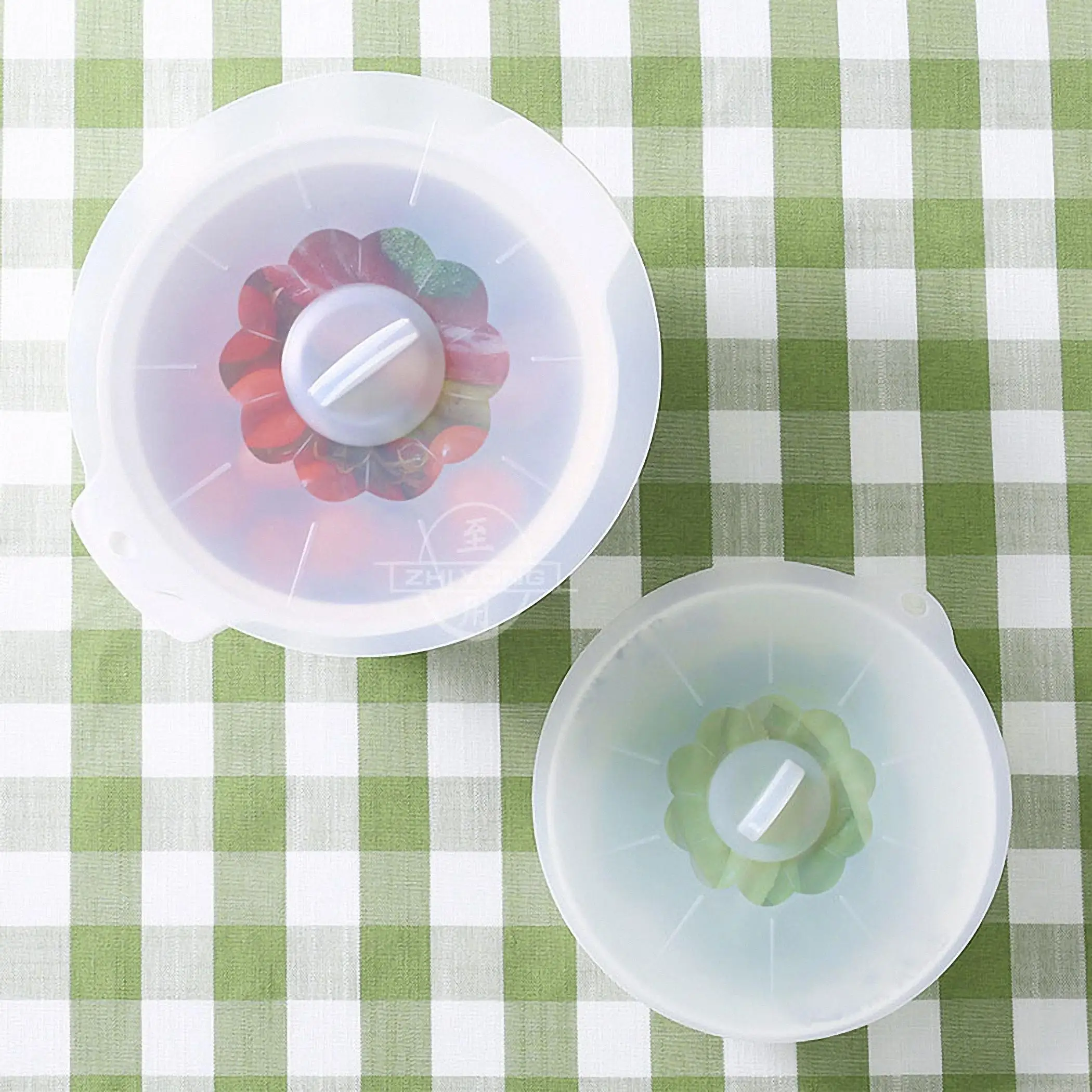 

1x Silicone Seal Bowl Cover Lid Fresh-keeping Wraps Kitchen Protector -M 10cm