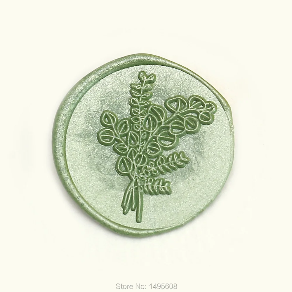 

Fern Wax Seal Stamp, Leaves Sealing Wax wedding invitation seal, Rustic wedding envelops, Wax seal stamp stamp set , gift seal