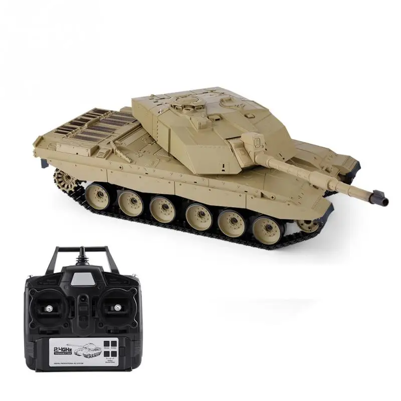 

Heng Long 3908-1 1/16 Scale 2.4GHz Remote Control Simulation Model Challenger 2 RC Tank High simulation sound and motion effect