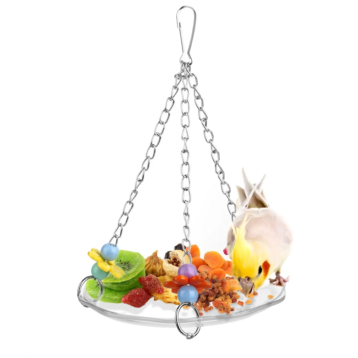 

Pet Bird Parrot Parakeet Budgie Cockatiel Cage Hammock Swing Toy Hanging Toy