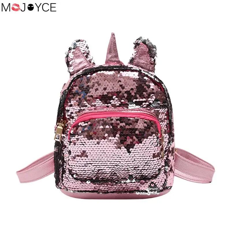 

Sequins Backpack for women 2018 Creative Evil Teenage Girls School Travel Zipper PU Leather Shoulder Bags mochila feminina