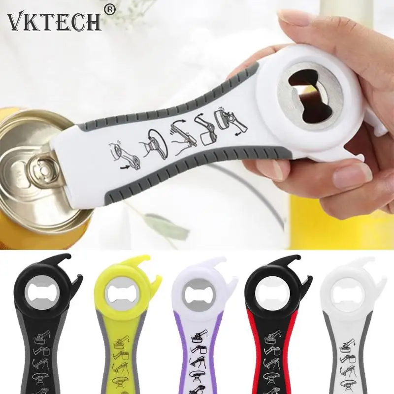 5 in 1 Multifunctional Bottle Opener Kitchen Manual Beer Jar Can Opener