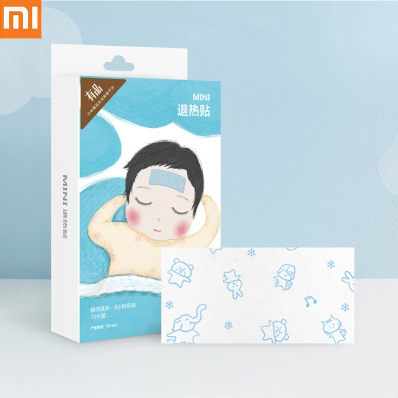 Xiaomi Mijia iHealth мини-антипиретическая паста, забота о здоровье, охлаждающий гелевый пластырь, медицинский детский, для облегчения боли, Pad35