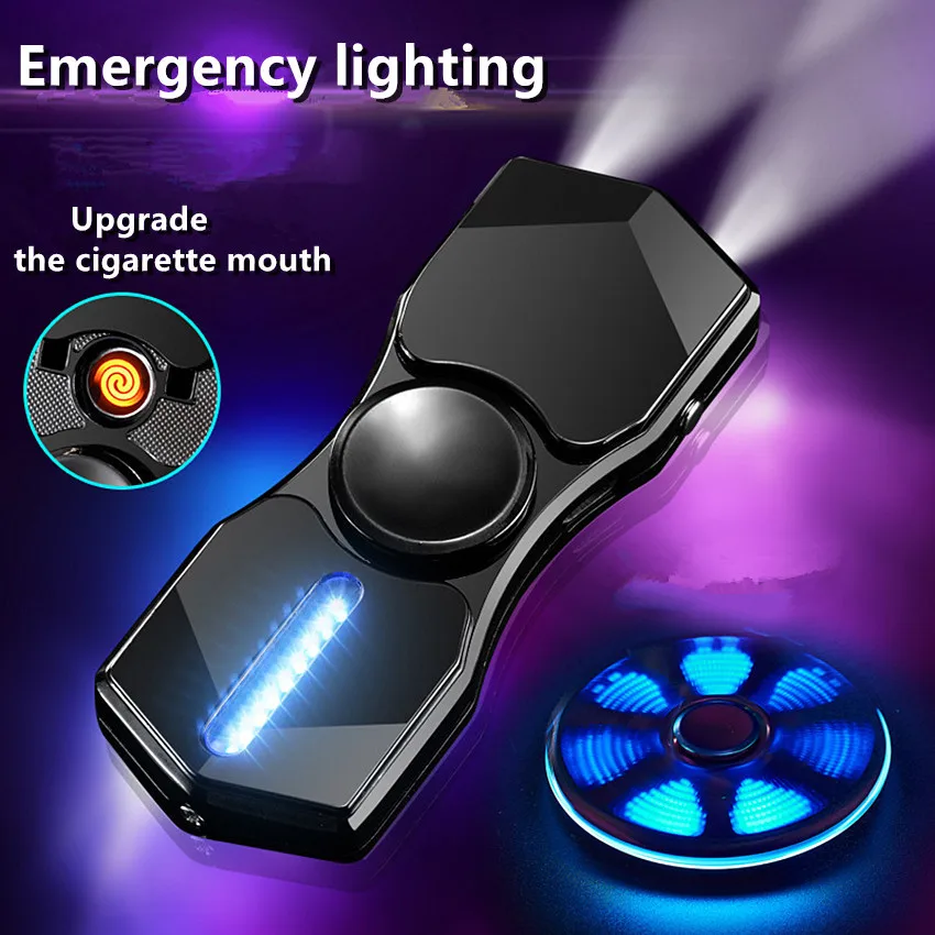 Хит продаж зажигалки с USB зарядкой без газа Зажигалка для сигар игрушка пальцев
