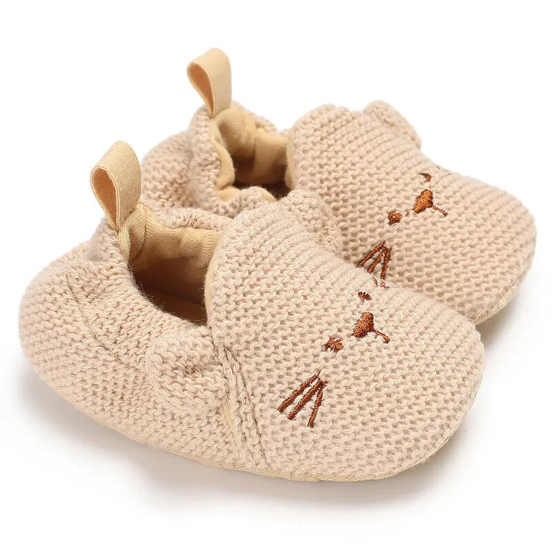 Cute Newborn Baby Girls Boys Soft Sole Crib Shoes Infant Toddler Sneaker Anti-Slip Outfit 0-18M