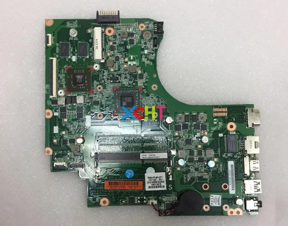 

747152-501 747152-001 747152-601 E1-2100 CPU HD8570M/1GB Memory for HP 15-D Series 255 G2 PC Laptop Motherboard Mainboard Tested
