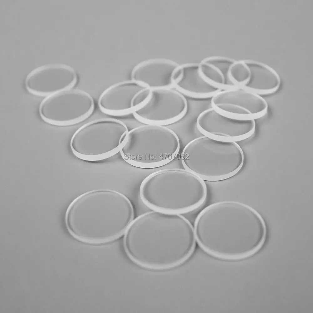 Transparent Fused Sheet Diameter 15mm*1mm Quartz Glass Round Plate