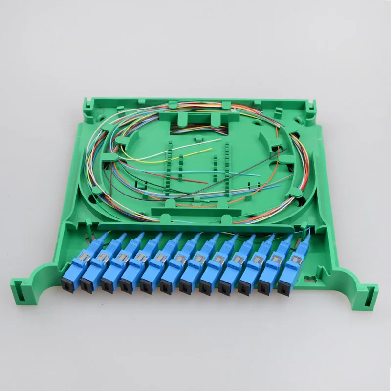3 шт. оптоволоконный сращивающий лоток мини 21 см SC 12 Core FTTH Fusion APC ODF