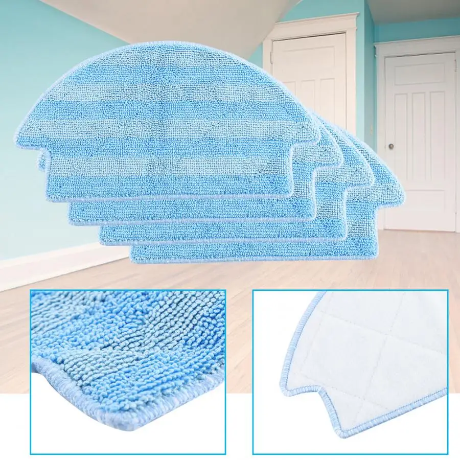 

Mops 1pc / 4pcs Mop Cloth Wipes Clean Pad Mat for Xiaomi Roborock S50 S51 Vacuum Cleaner Reusable Microfiber
