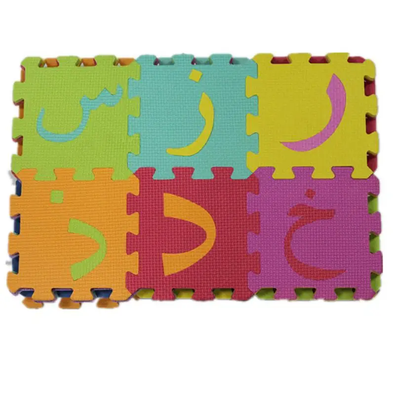 Утолщенный детский коврик напольный татами коврик для ползучей губки для детей и малышей головоломки с часы «арабский номер» узор
