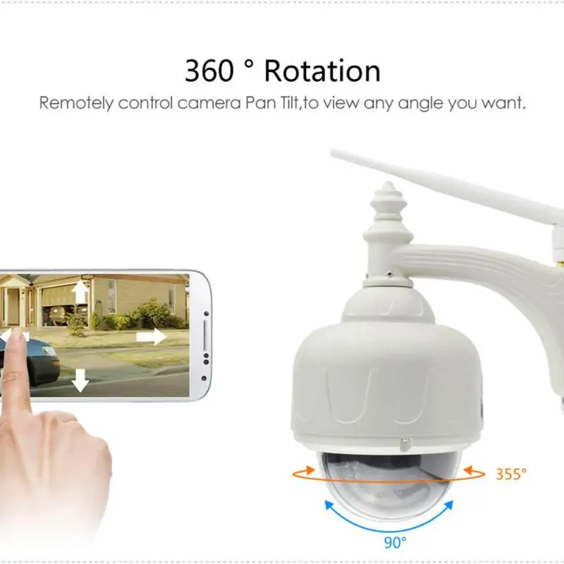 

Vstarcam EU/US C33/C33-X4 720P HD 1MP Wireless WIFI IP Camera Outdoor IP66 Waterproof Night Vision Network Camcorder Webcam New