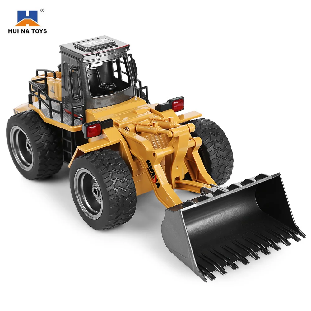 

HuiNa1520 RC Car 6CH 1/14 Trucks Metal Bulldozer Charging RTR Remote Control Truck Construction Vehicle Cars For Kids Toys Gifts