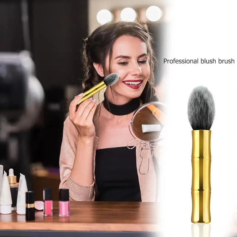 

makeup brush Professional Mirror Makeup Brush Wood Handle Powder Foundation Blush Face Beauty Cosmetic Pen 2019 gift box