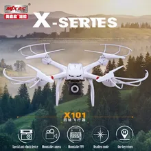 Профессиональный RC дроны Дрон MJX X101 с C4015 C4018 Камера FPV 2,4 ГГц 6 оси гироскопа RC Quadcopter 3D Безголового режима RC вертолет