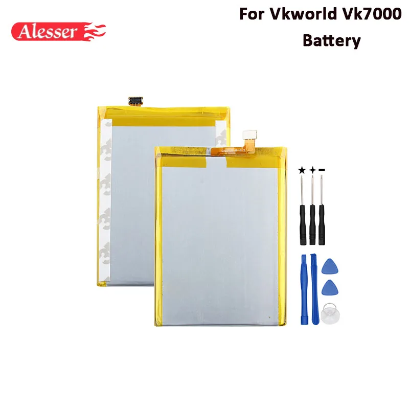 

Alesser For Vkworld Vk7000 Battery 5600mAh 100% New High Capacity For Vkworld Vk7000 Battery Accessory Accumulators With Tools
