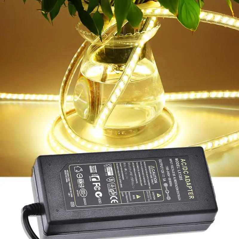 LAIDEYI 12 В 5А Переключатель питания адаптер светодиодный полосатый свет для бара мощность Лидер продаж