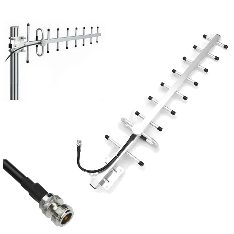Large Gain 13dbi Unit Outdoor Yagi Antenna with N female for Mobile