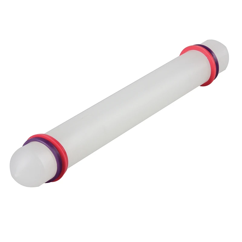 

23 cm /9'' Non-stick Sugarcraft Fondant Rolling Pin with Guide Rings