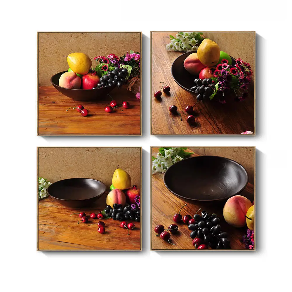 

1x Fruit Diy Painting By Numbers Fruit Plate Oil Painting On Canvas Cuadros Decoracion Acrylic Wall Home Decor