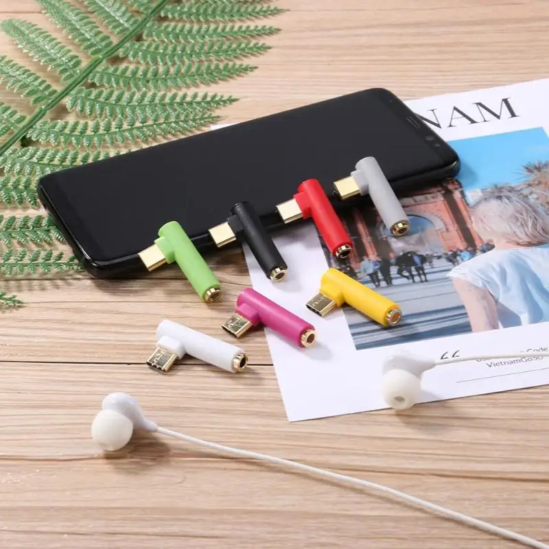 ALLOYSEED USB C адаптер для наушников 90 градусов Type папа на 3 5 мм мама гарнитура AUX аудио
