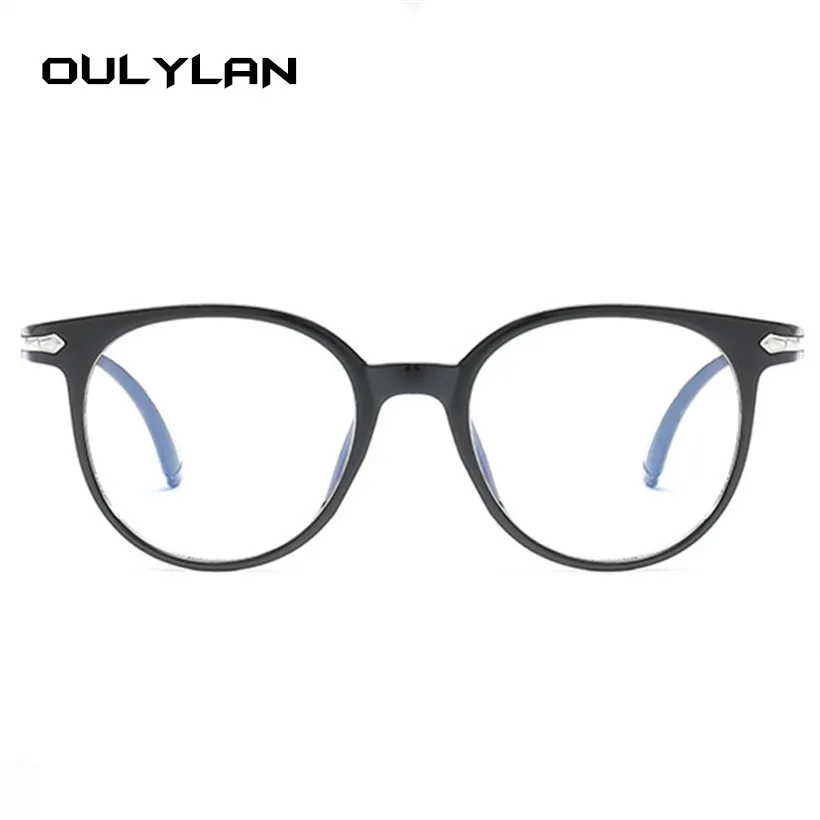 Женская оправа для очков Oulylan Модные Винтажные искусственные очки мужские оправы