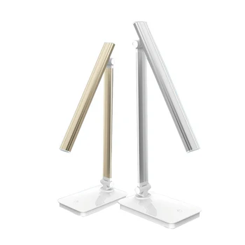 

Aluminum Alloy Led Desk Lamp Touch Switch 3 Light Color Eye Protection Reading Led Light Foldable Rechargeable Usb Table Lamps
