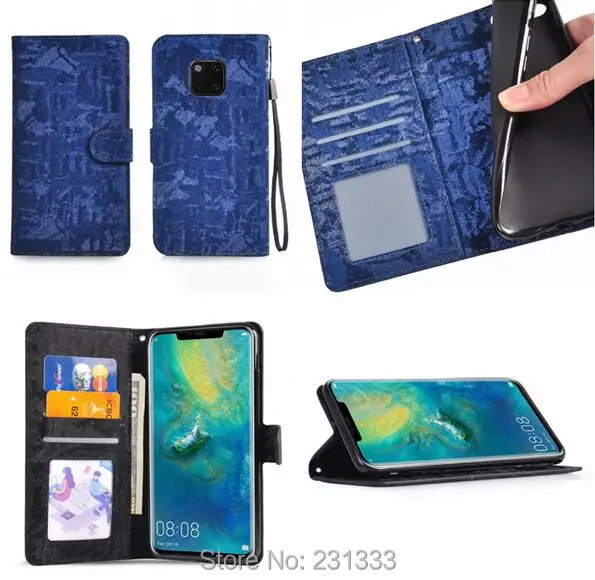 

C-ku Bling Strap Wallet PU Leather Pouch Case For Xiaomi Play MI 9 Redmi 7 NOTE 6 PRO Camo Camouflage Stand ID Card Cover 100PCS
