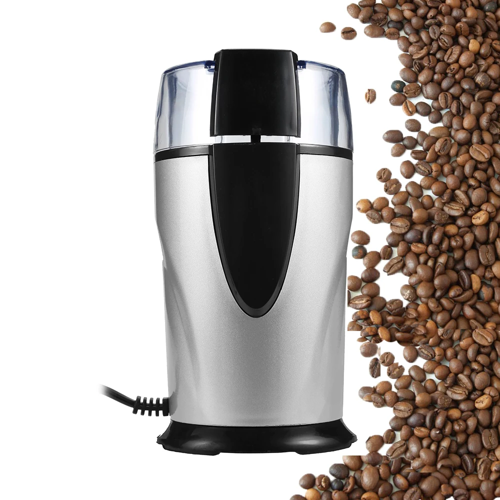 

Multi-Functional Electric Coffee Grinder Spice Maker Stainless Steel Blades Coffee Beans Mill Herbs Nuts Cafe EU Plug