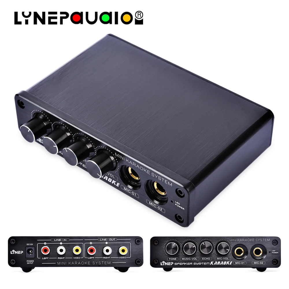 LINEPAUDIO Mini Mixer KARAOKE System Audio Process Stereo