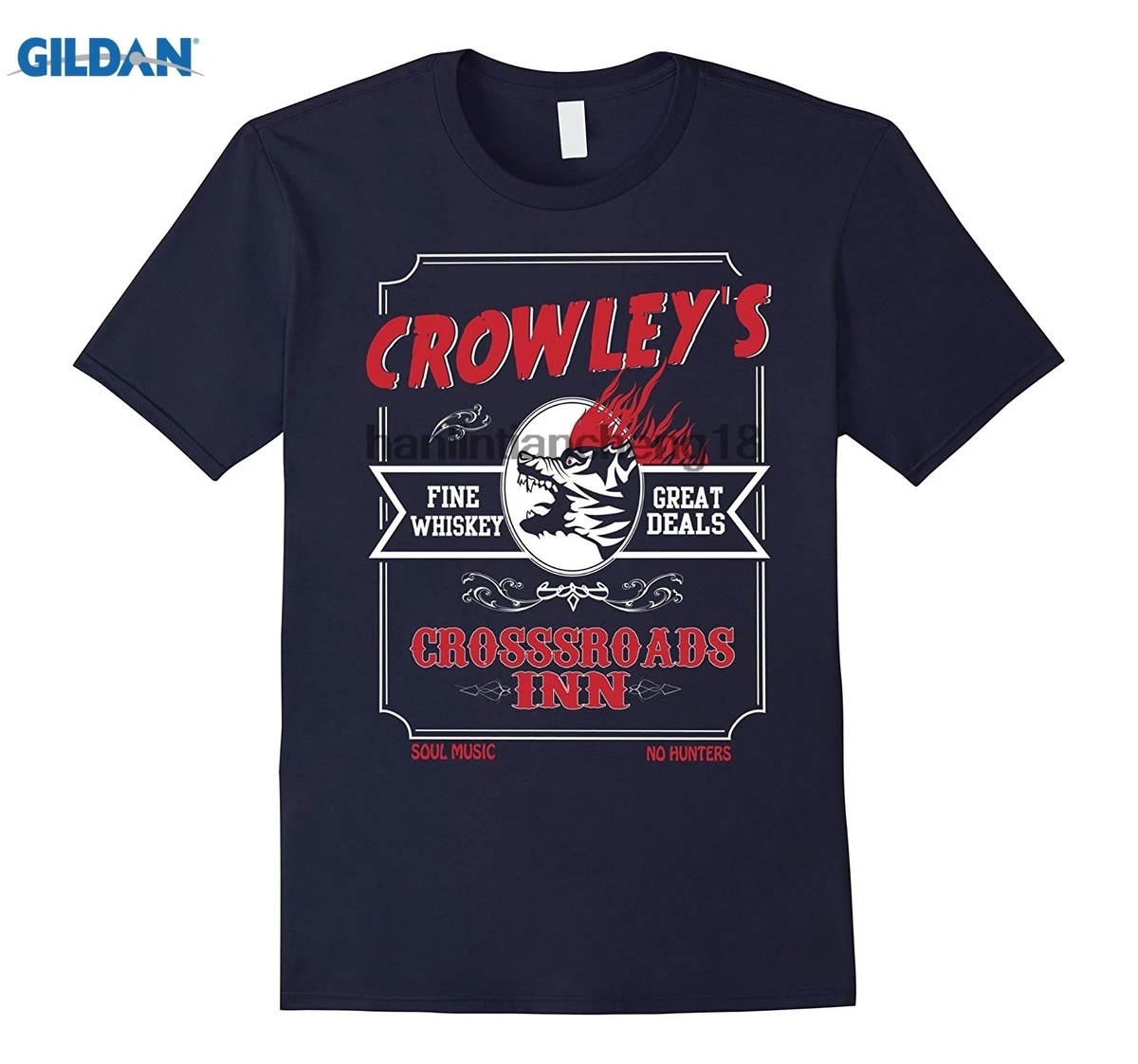 

GILDAN 2018 Crowleys Crossroads Inn T-Shirt Supernatural Shirt