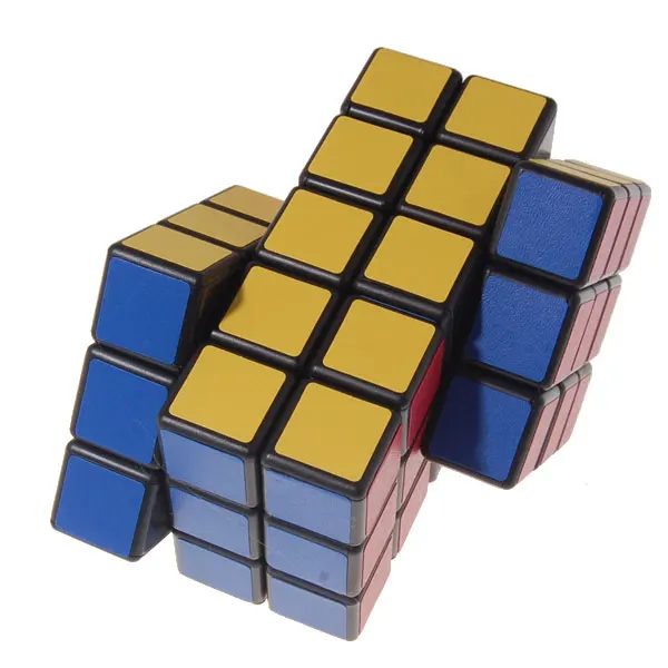 Фирменная Новинка 2-в-1 сиамские, головоломка, волшебный куб, 3x3x3, черный(новая версия) Развивающие игрушки Специальные игрушки