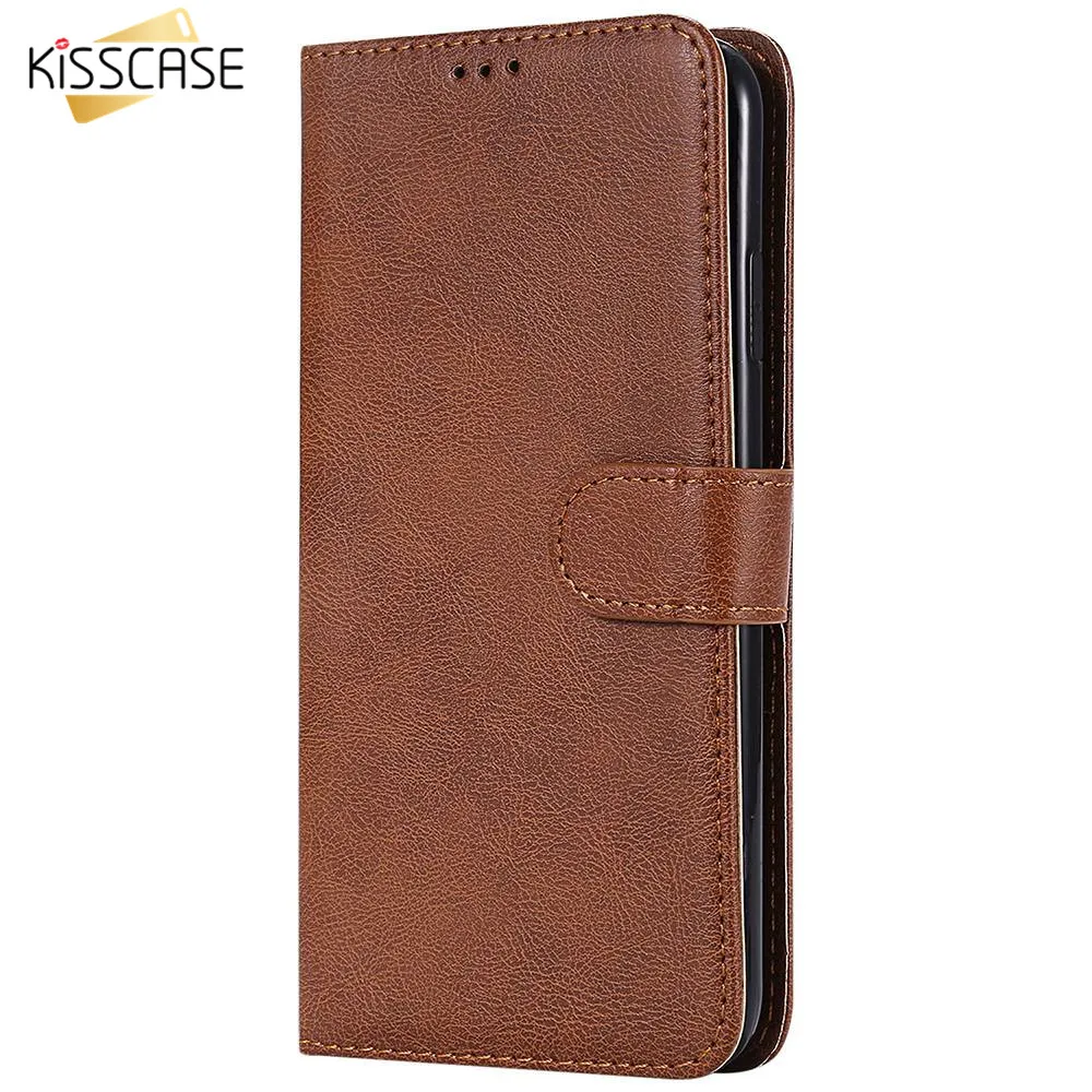 

KISSCASE Business Leather Case For Huawei Y5 Y6 Y9 2018 Card Slot Case For Huawei P30 Pro P30 P Smart Capinhas Coque Fundas