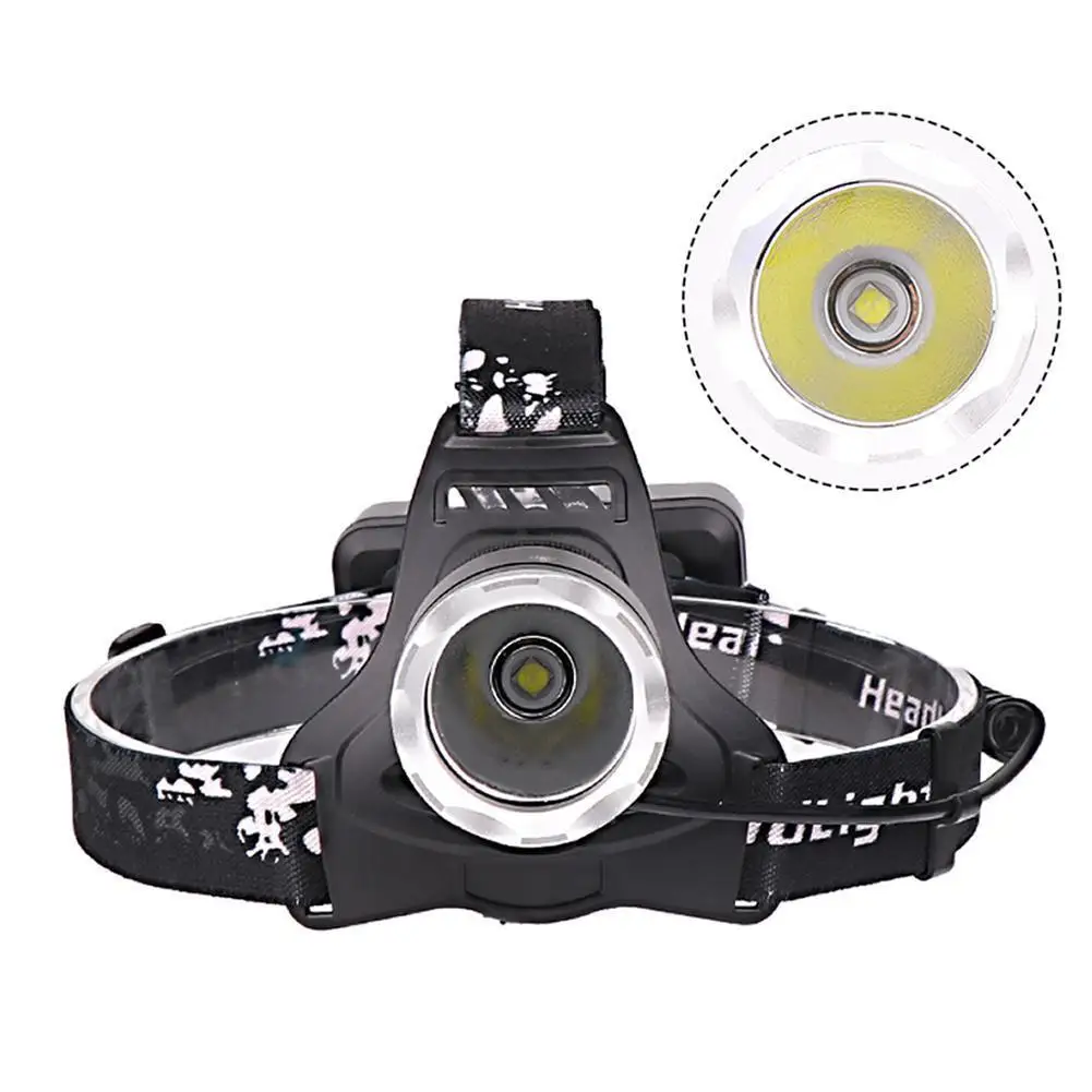 

USB Charging LED Flash Headlamp Headlight for Running Hunting Hiking good quality