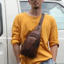 BULLCAPTAIN, Высококачественная сумка-мессенджер, натуральная кожа, винтажная, на груди, на спине, для путешествий, качественная, на талии, модная сумка через плечо