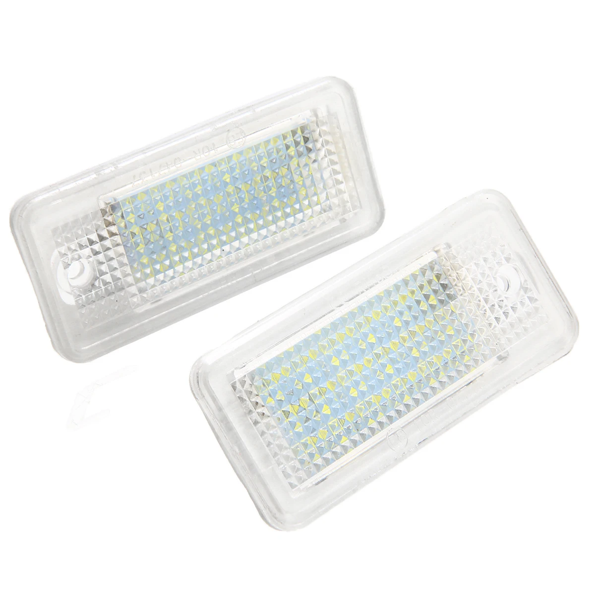 

2Pcs 18LED Car License Plate Light DC 12V License Bulbs Lamp For Audi A3 A4 B6 B7 A6 A8 Q7 A5
